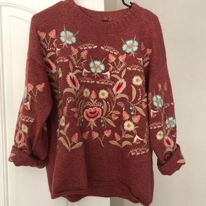 Ararat silent journey floral sweater